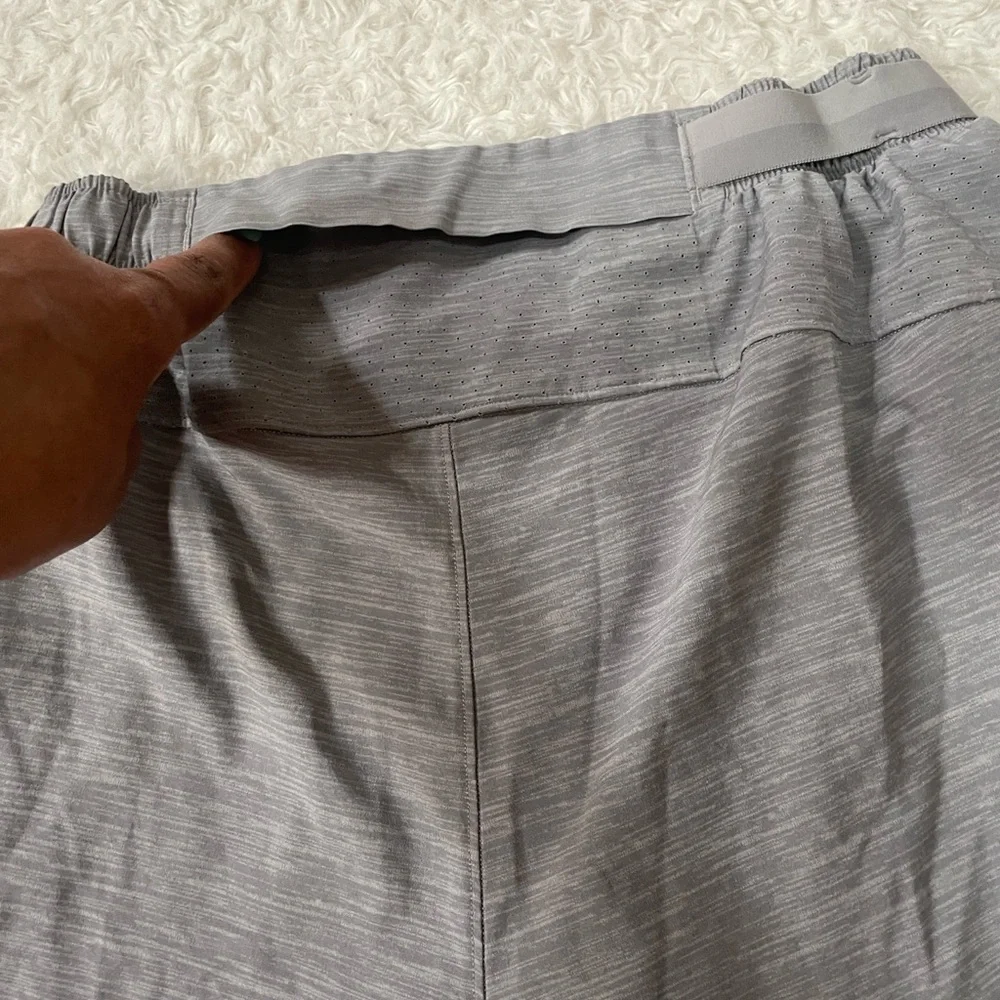 Lululemon Athletica Black and Gray Shorts
